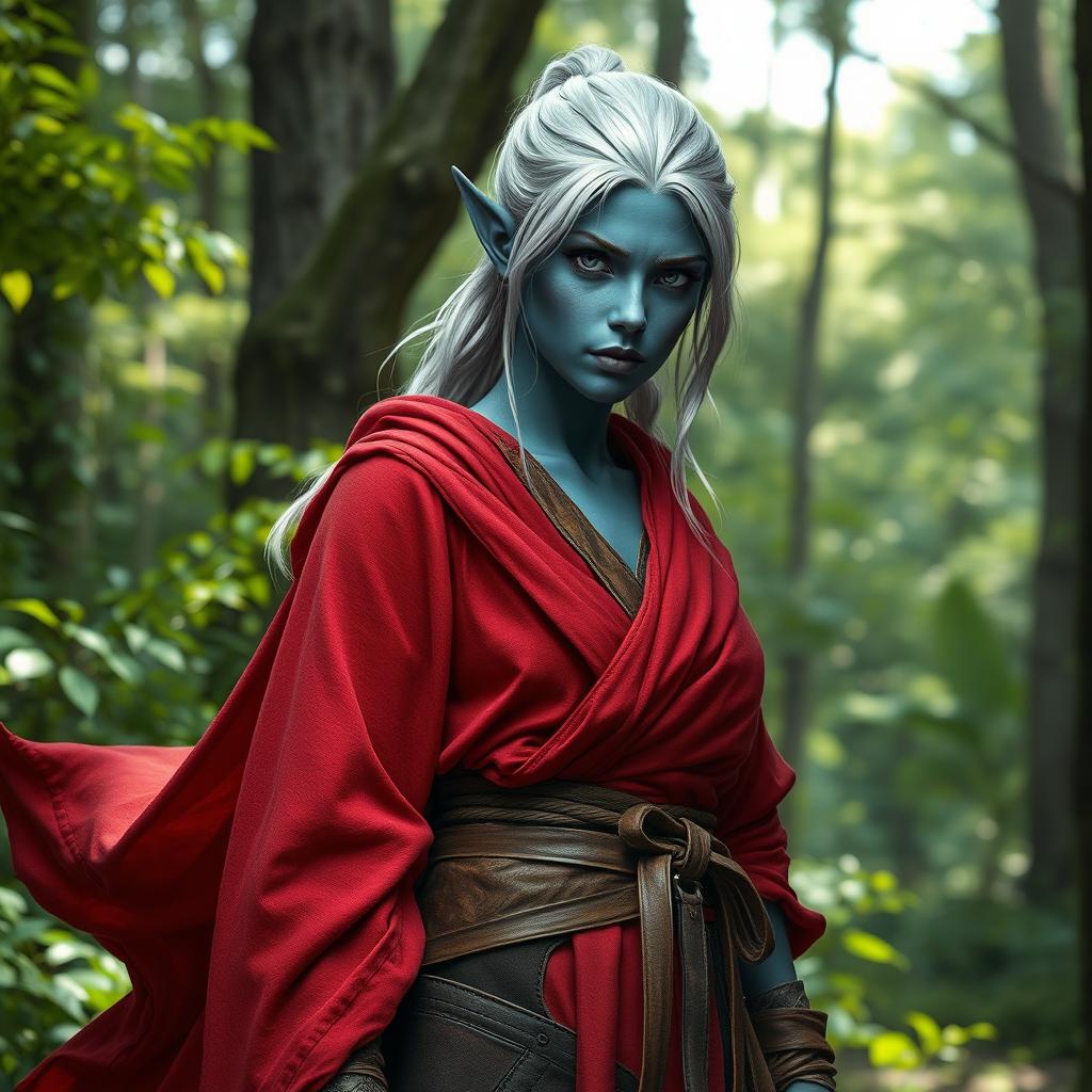 Confident Forest Elf Monk - Embrace Serenity