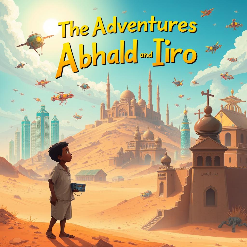 Discover a Magical Desert Town: Glowing Gem-like Skyscrapers