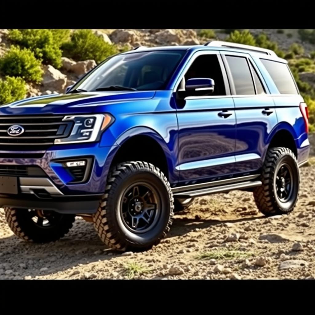 Embark on Adventure: Metallic Blue Ford Expedition Tremor