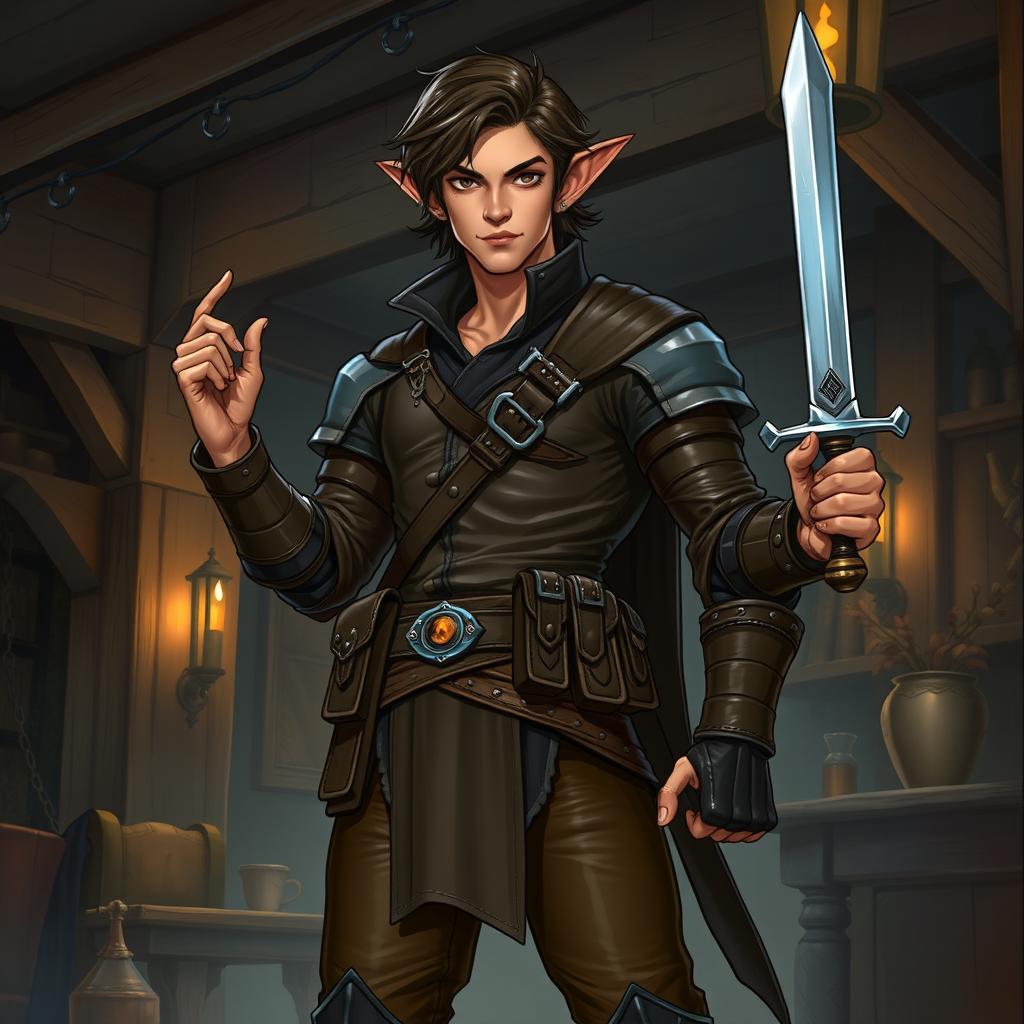 Dungeons & Dragons: The Charismatic Half-Elf Rogue
