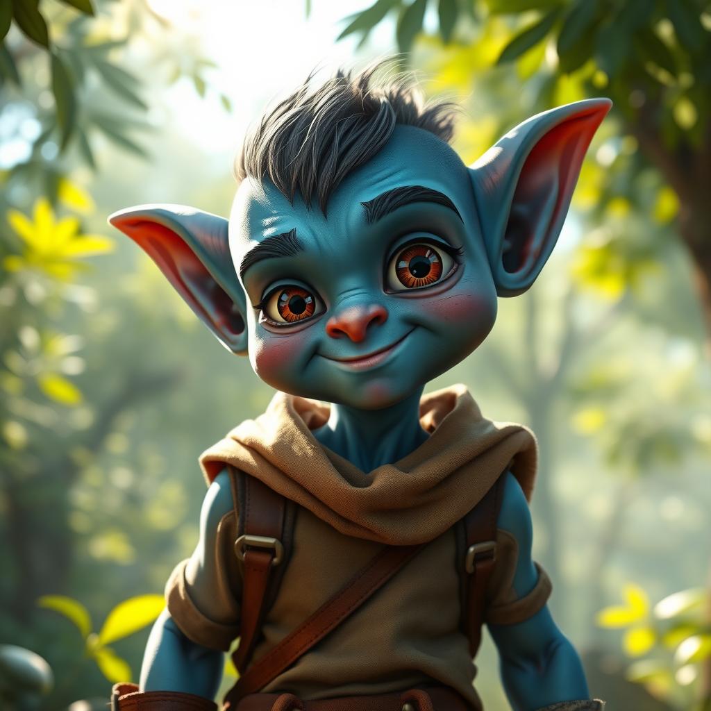 Meet the Enigmatic Teen Blue Goblin