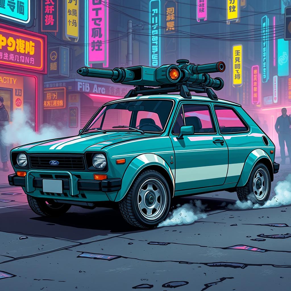 Sleek & Compact: 1980s Ford Fiesta