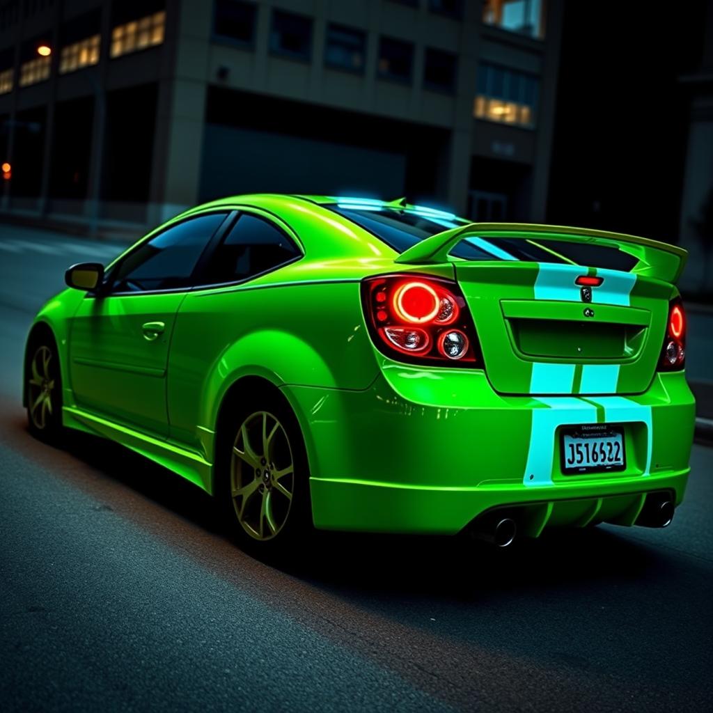 Ultra Cool Neon Green 2005 Dodge Neon SRT-4