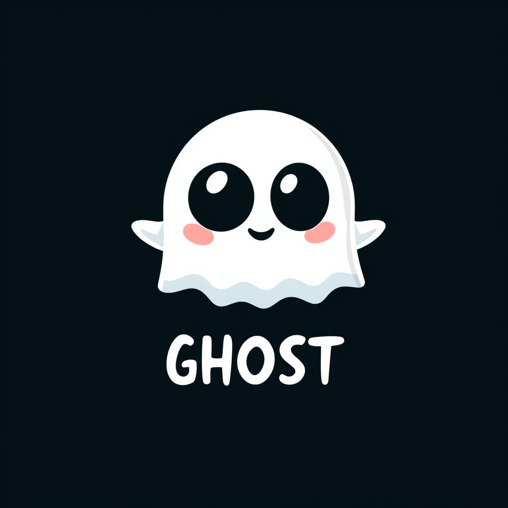 Hauntingly Creative: Stylized Ghost Logo Design