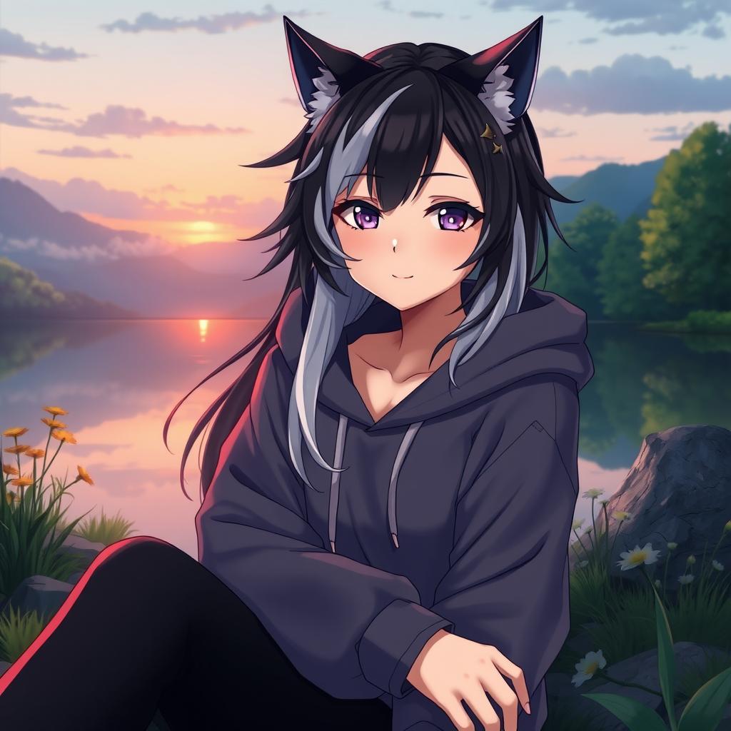 Enchanting Hybrid: Half Werewolf, Half Vampire Girl