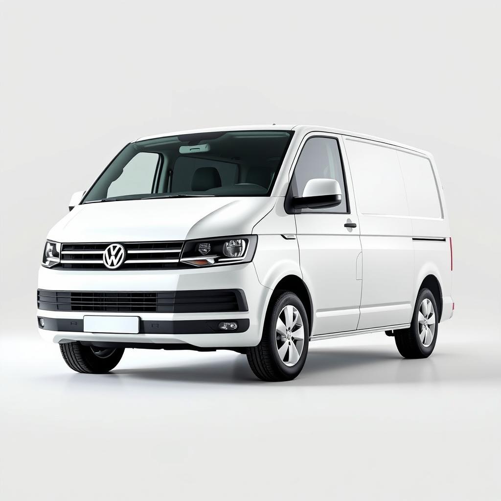 Sleek & Stylish: The White Volkswagen Transporter