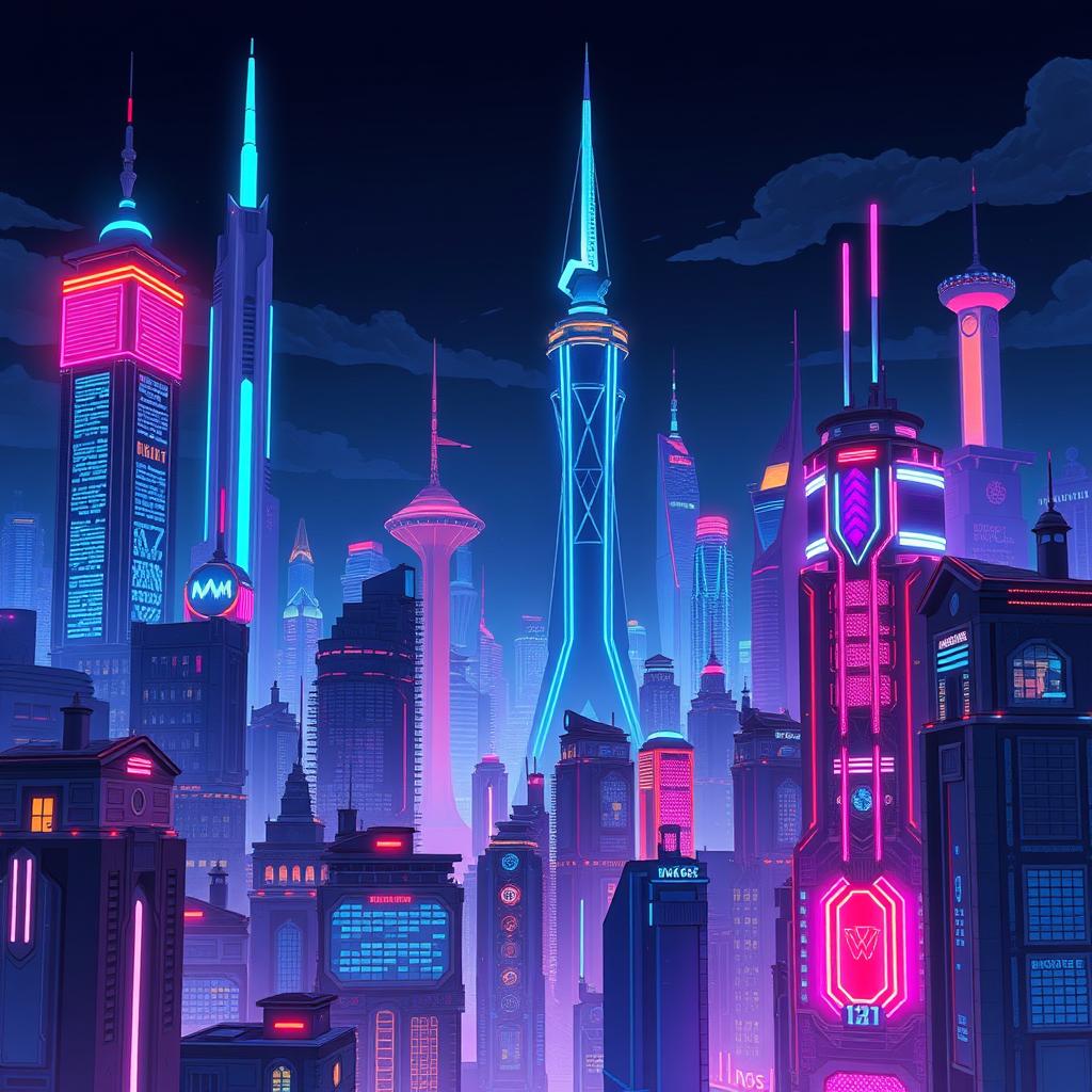 Explore the Futuristic City of Os Mercadores