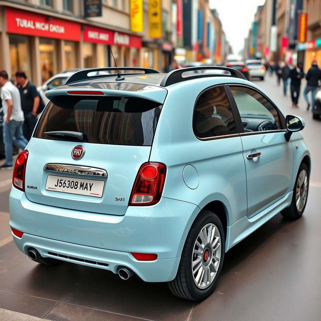 Unleash Style: Light Sky Blue FIAT UNO WAY
