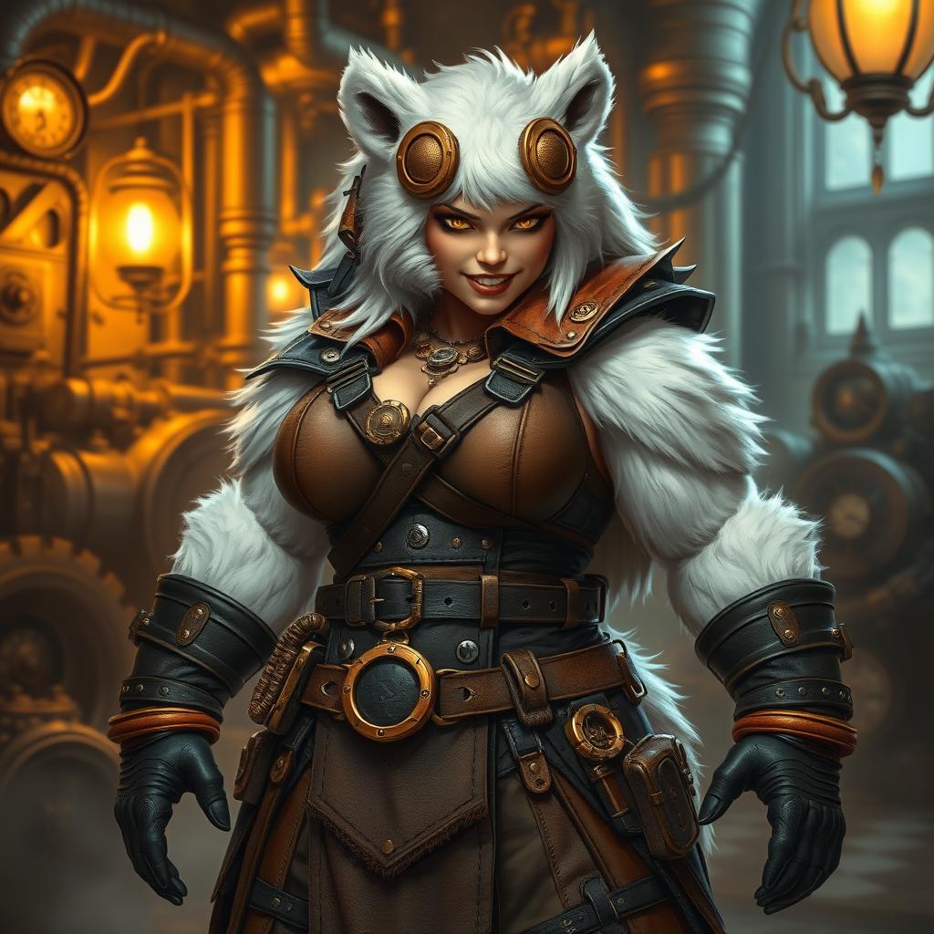 Steampunk Bear Rogue: A Fierce Fashion Statement