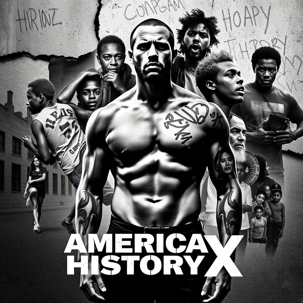 American History X Inspired Film Cover Design