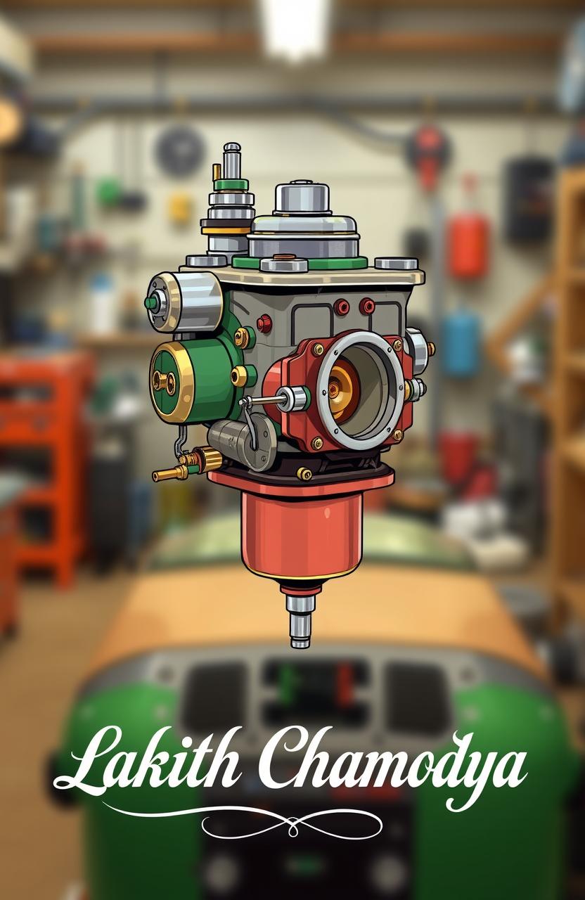 Dive into the World of Carburetors: A Vibrant Illustration