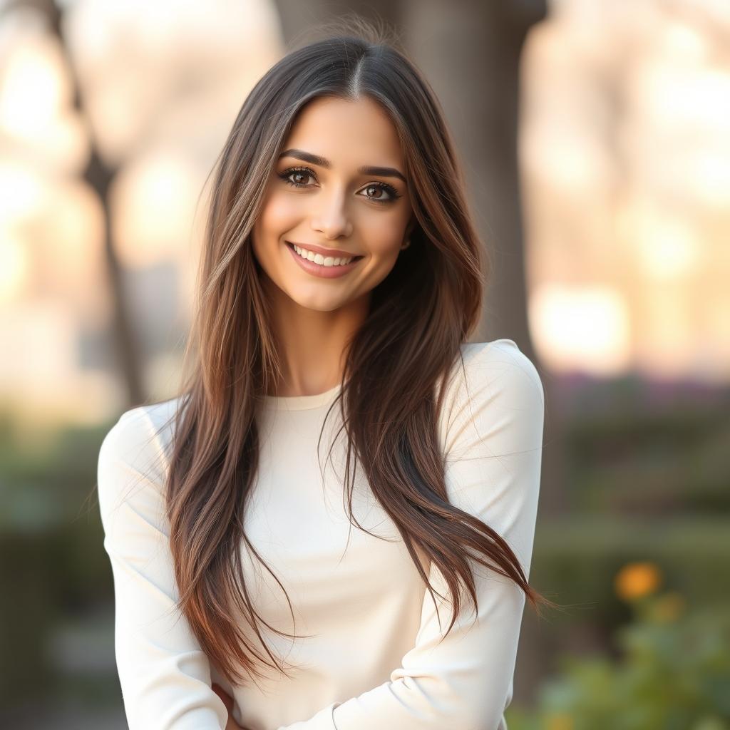 Captivating Charm: The Confident Russian Beauty