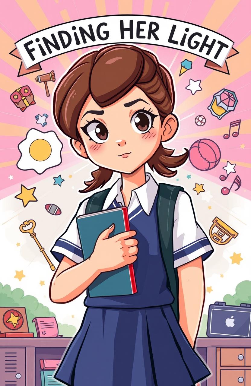 Chase Your Dreams: Determined Teen in Uniform