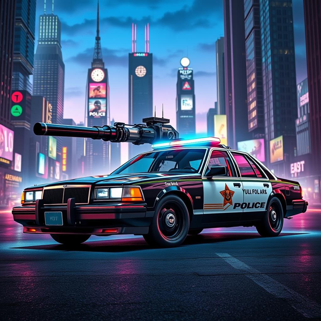 Cyberpunk Crown Victoria: A Police Car Like No Other