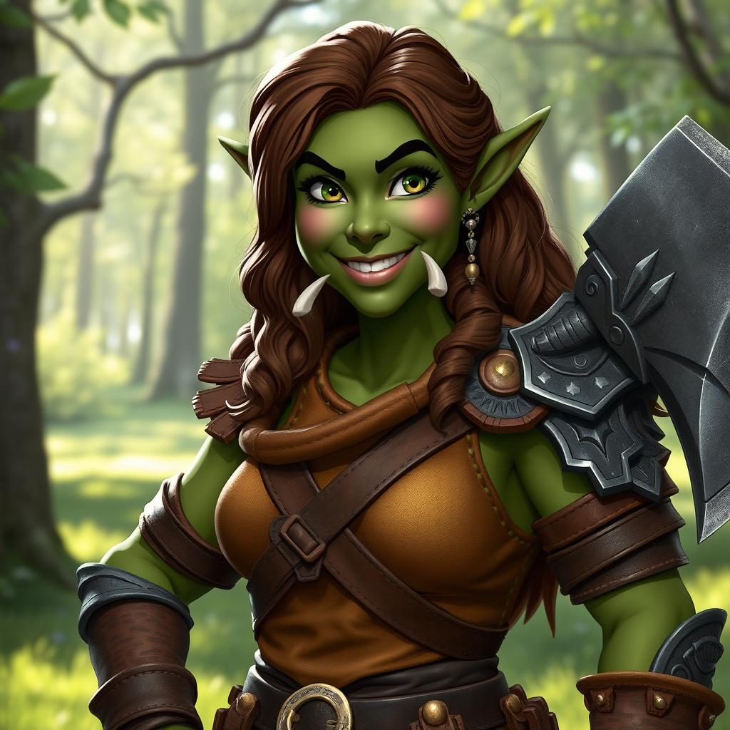 Meet the Cheerful Orc Warrior