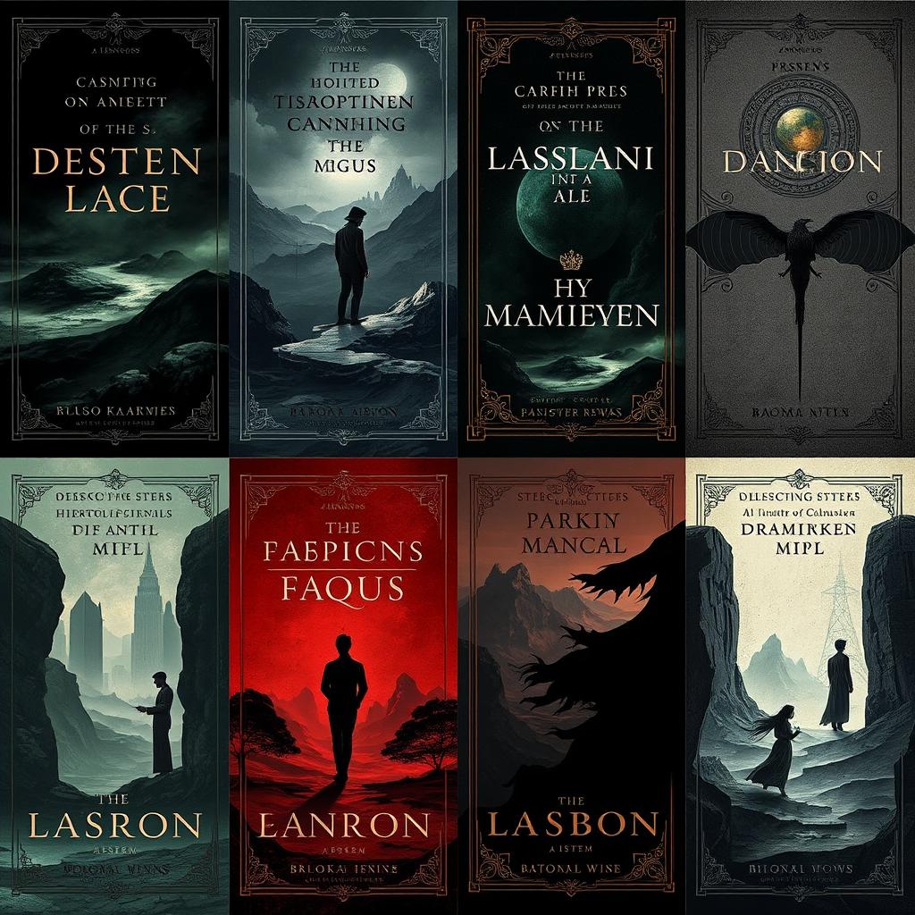 Dystopian Elegance: Striking Book Covers