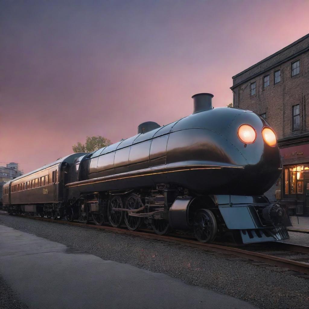 Future Meets Heritage: Futuristic Steam Train