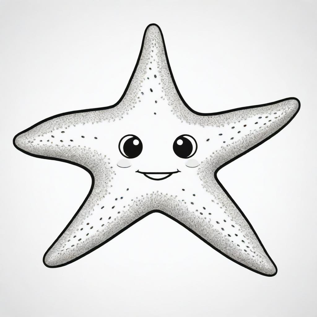 Colorful Sea Star: A Fun Coloring Page for You!