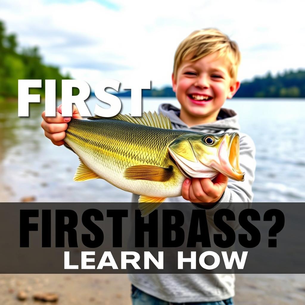 Joyful Catch: Young Fisherman with a Giant Bass
