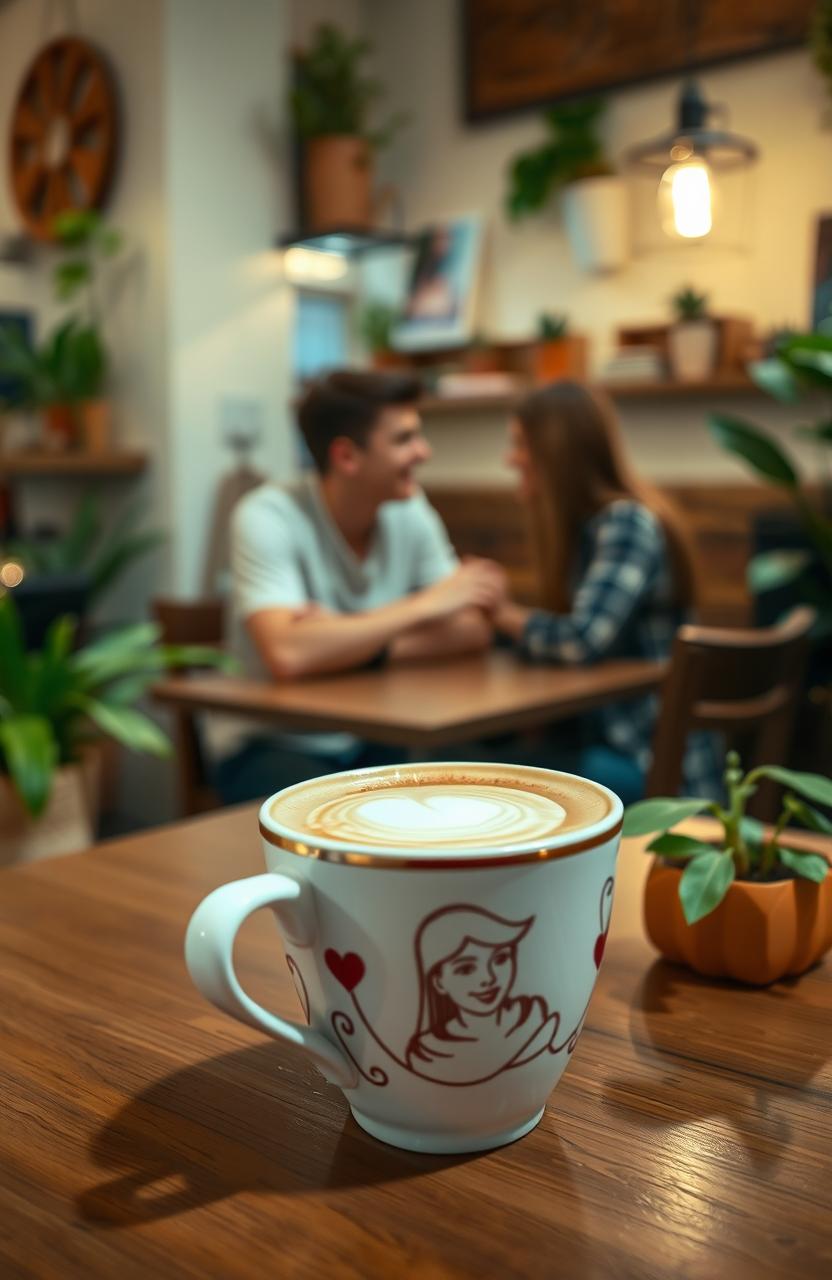Charming Cafe Date
