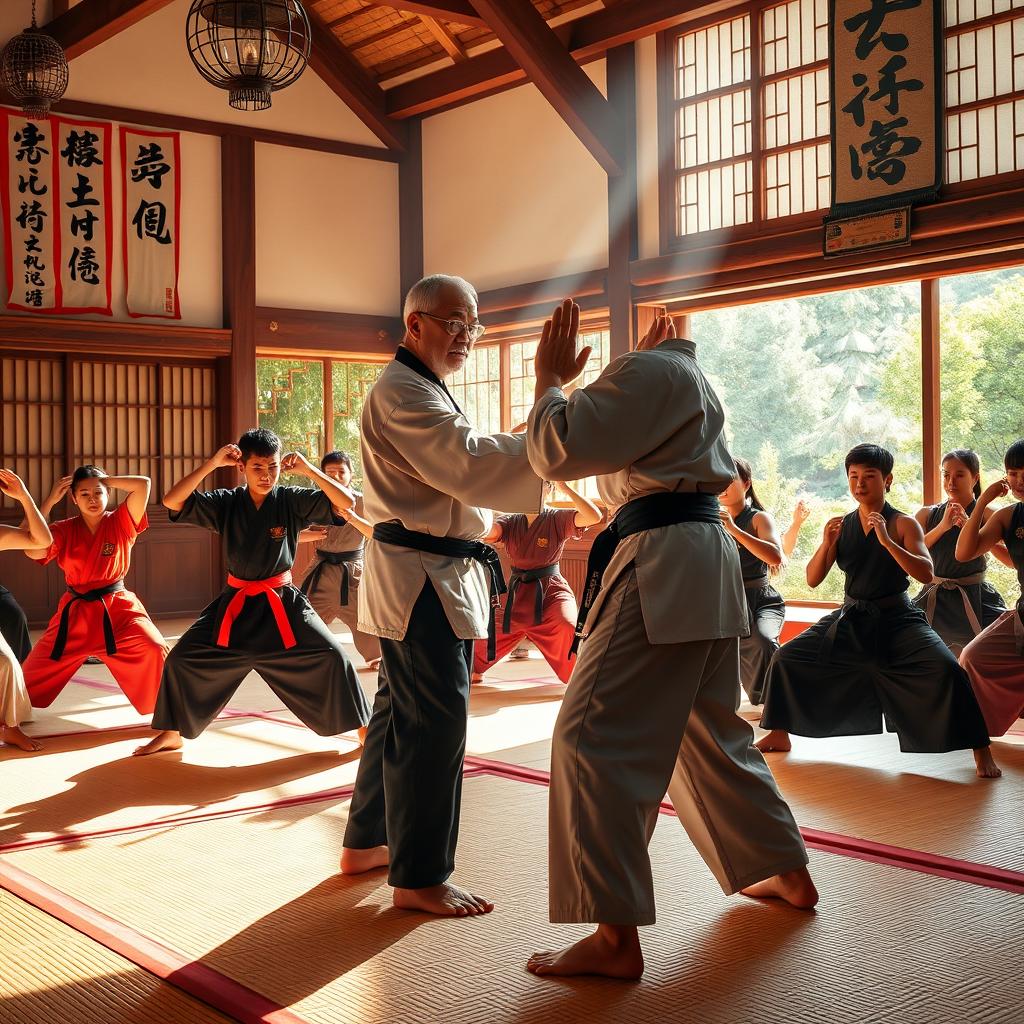 Dynamic Discipline: Martial Arts Dojo in Action