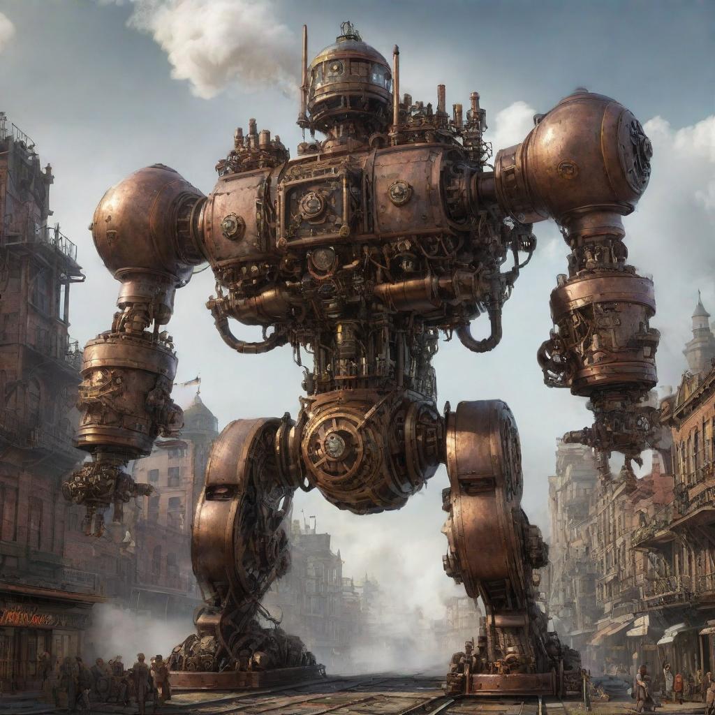 Industrial Revolution Reborn: Steampunk Mecha