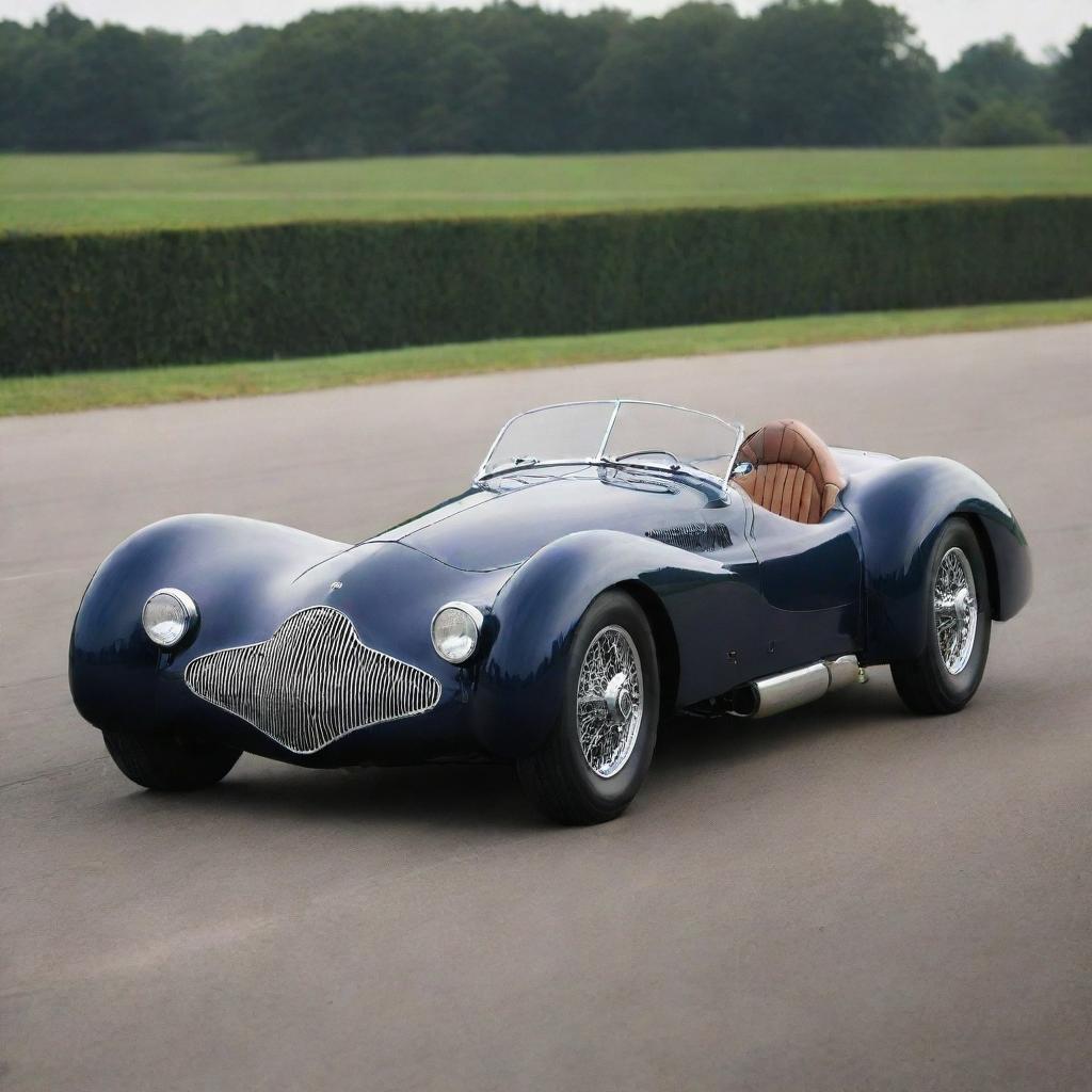 Gasoline Glamour: Vintage McLaren 1940s Racing Icon