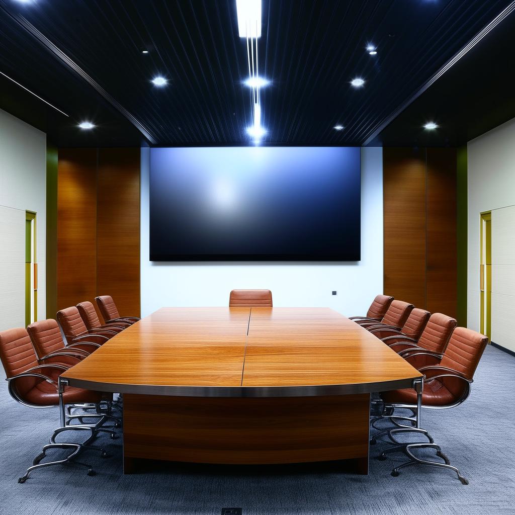 Modern Corporate Briefing Room