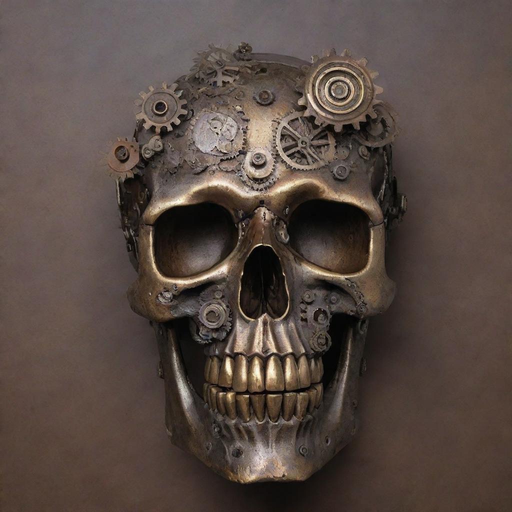Steampunk Skull: A Marvel of Mechanical Intrigue