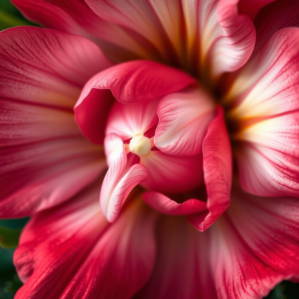 Ethereal Blooms: A Close-Up of Feminine Beauty