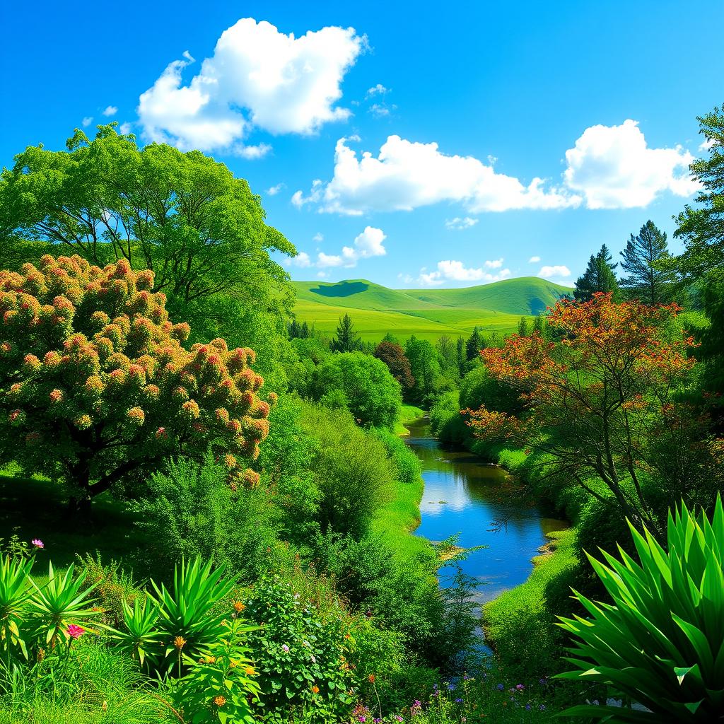 Breathtaking Lush Green Landscape