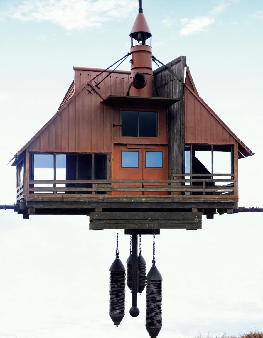 Enchanting Tree House with a Twinkling Perch