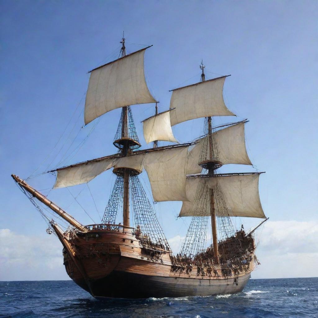 Sail into the Stormy Night: Spanish Galleon