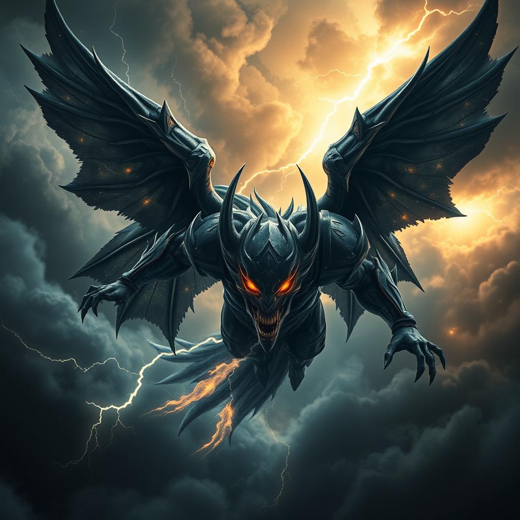Soaring Majesty: The Dark Archangel