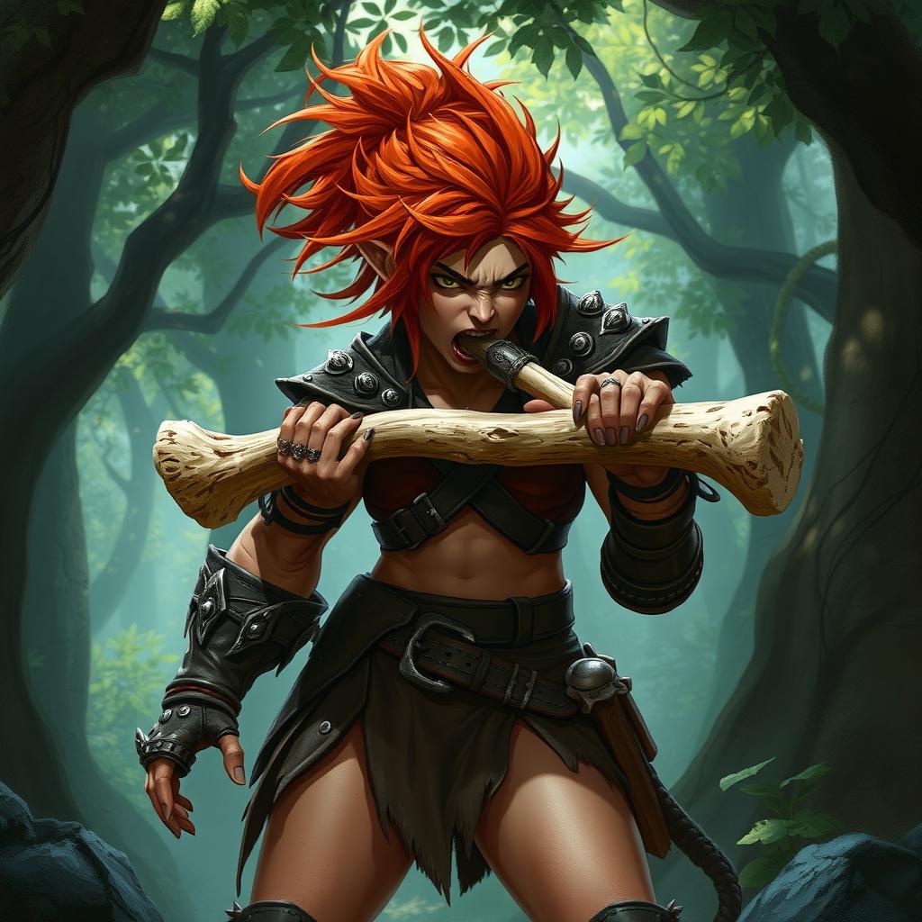 Untamed Fury: The Fierce Halfling Fighter