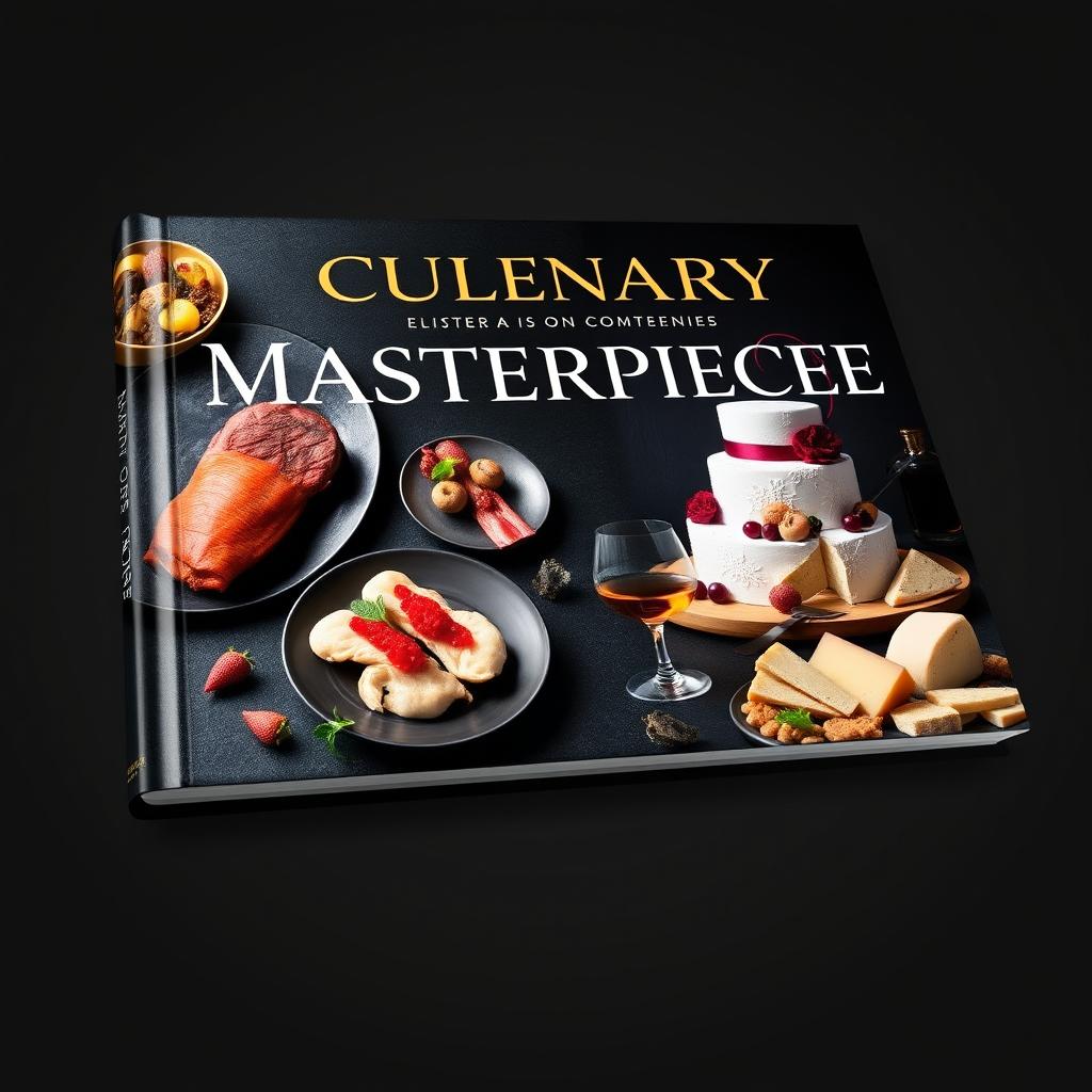 Elevate Your Culinary Skills: Luxury Recipe Book Cover