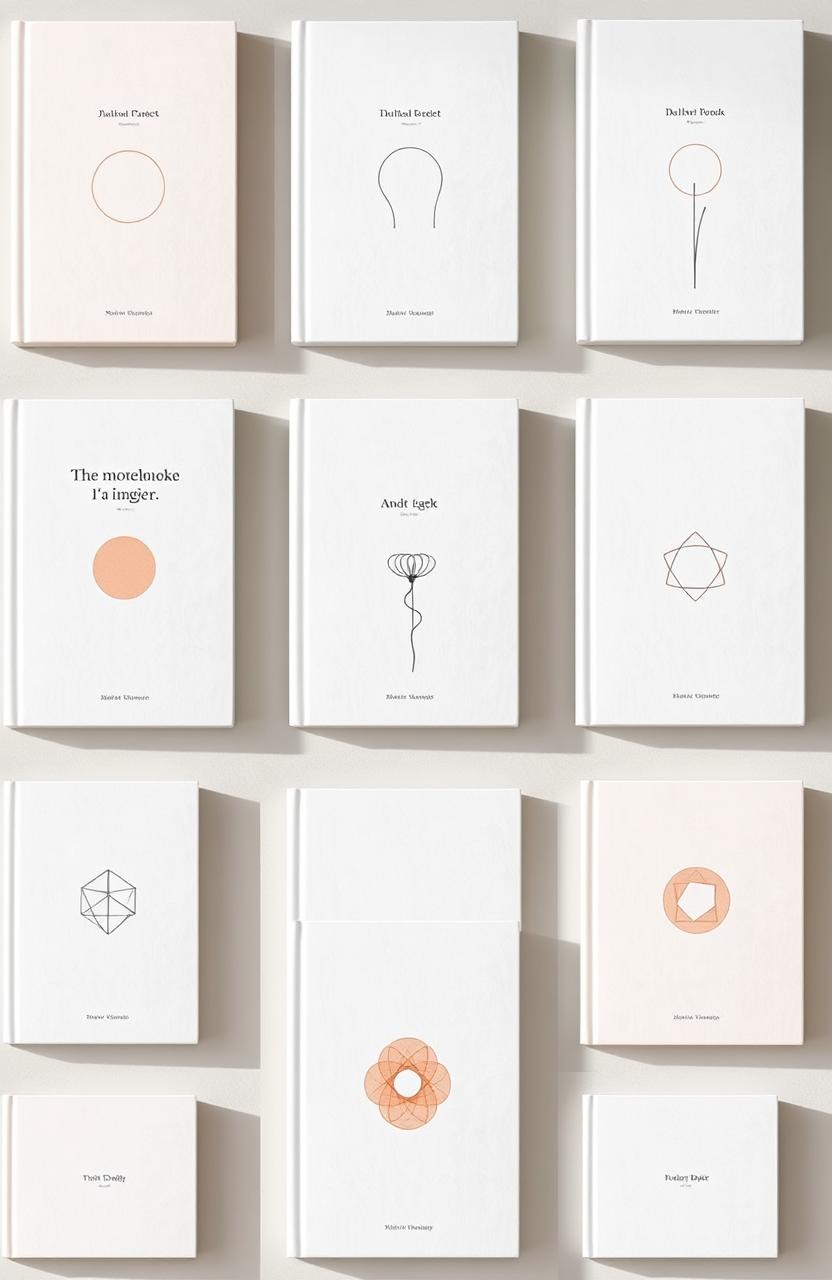 Elevate Your Library: Minimalist Book Covers