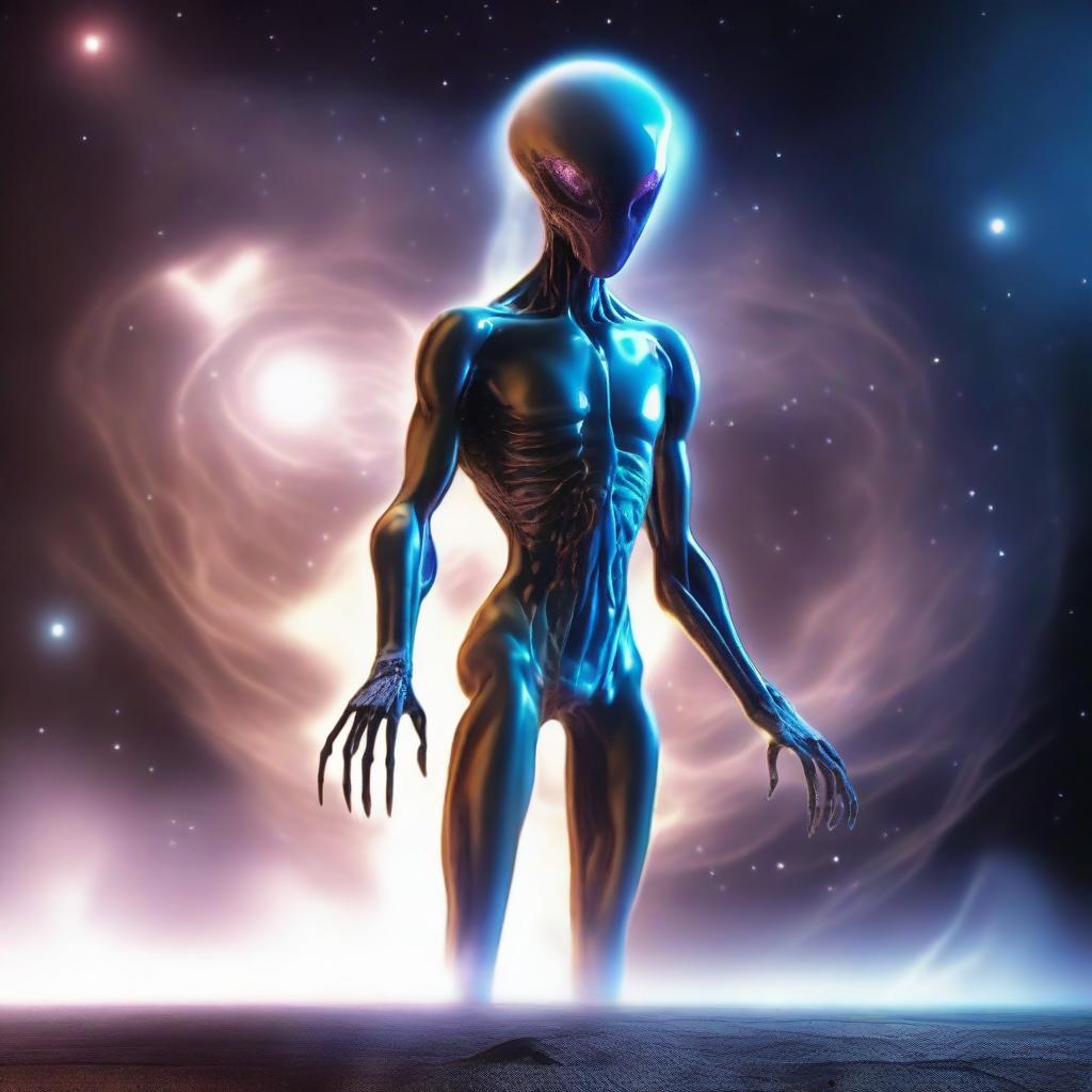 Alien Life? Speculative Render of a Plasma-Based Life Form