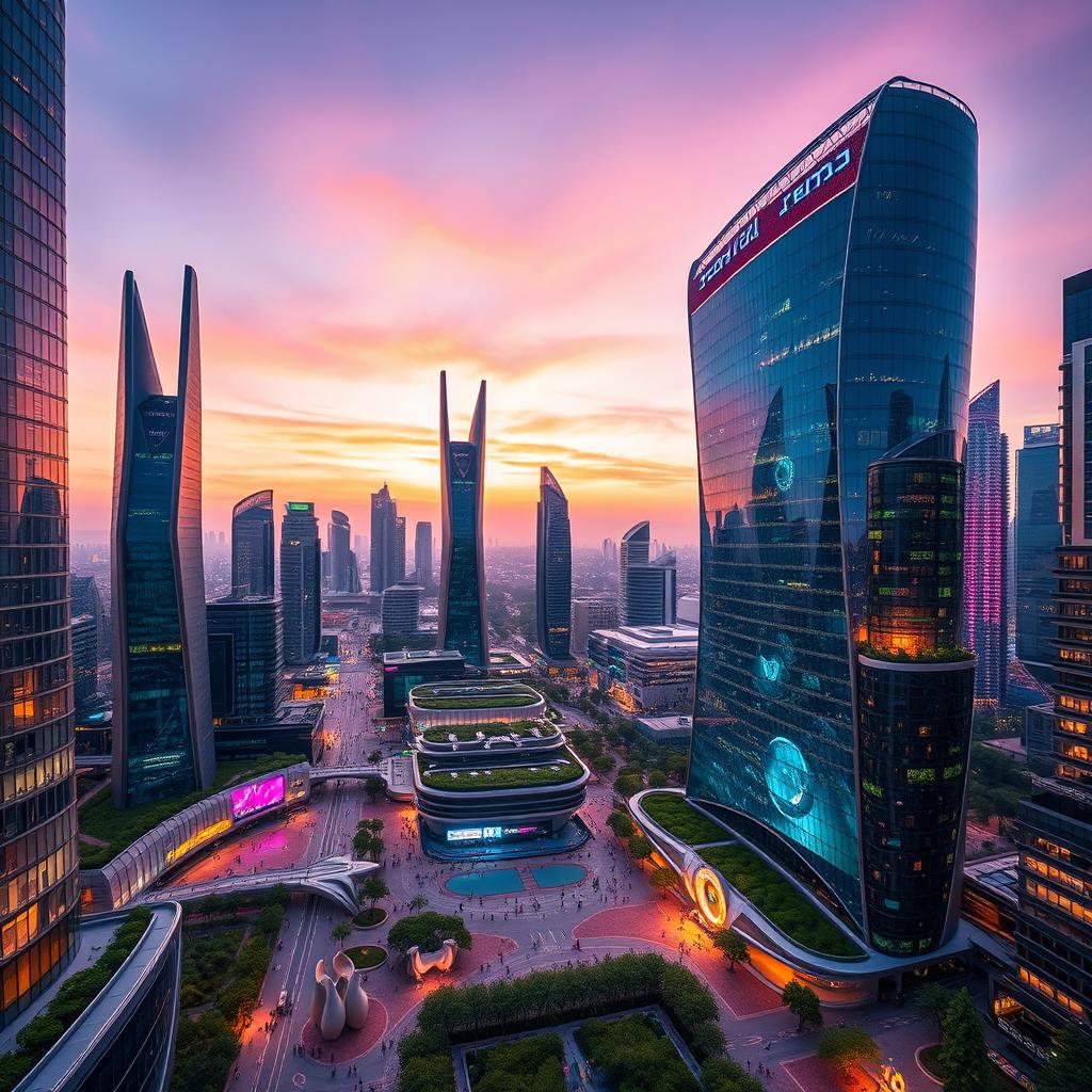 Explore the Futuristic Skyline of Tehran