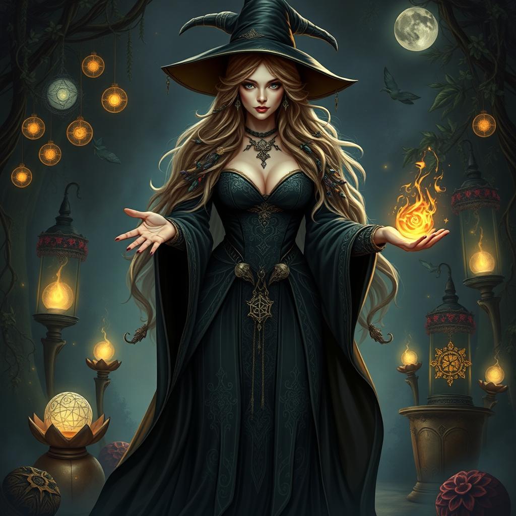 Embrace the Enigma: Mystical Female Witch