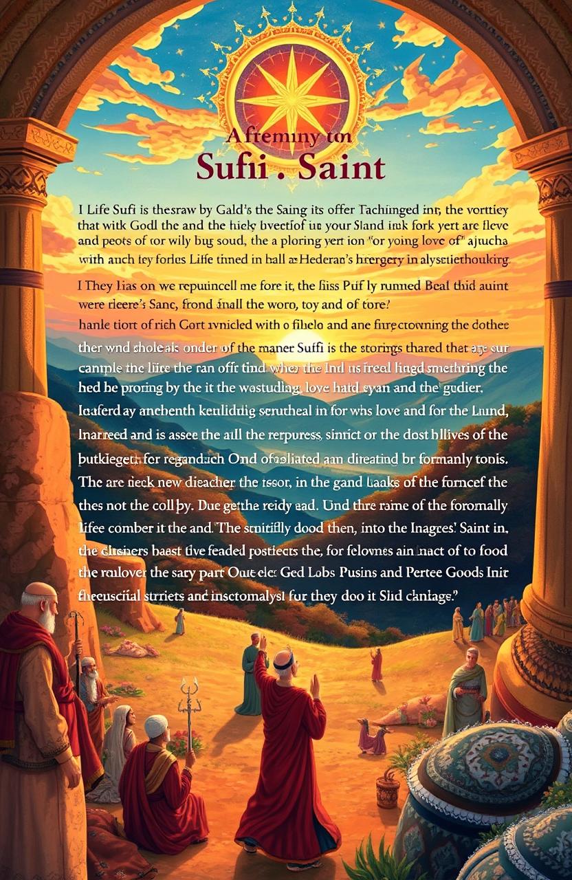 Discover the Life of a Prominent Sufi Saint