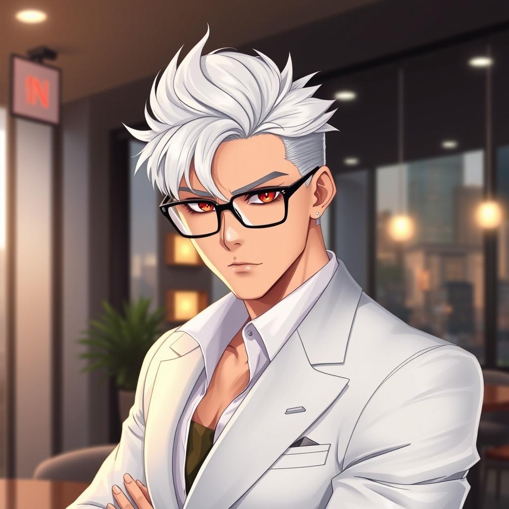Strikingly Handsome: The Allure of White Hair