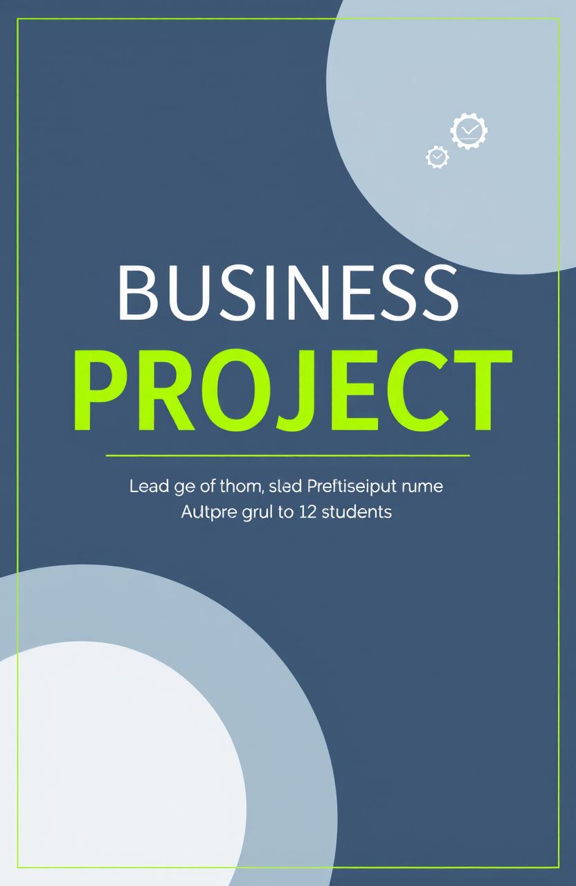 Dynamic Business Project Cover by 12 Creative Minds