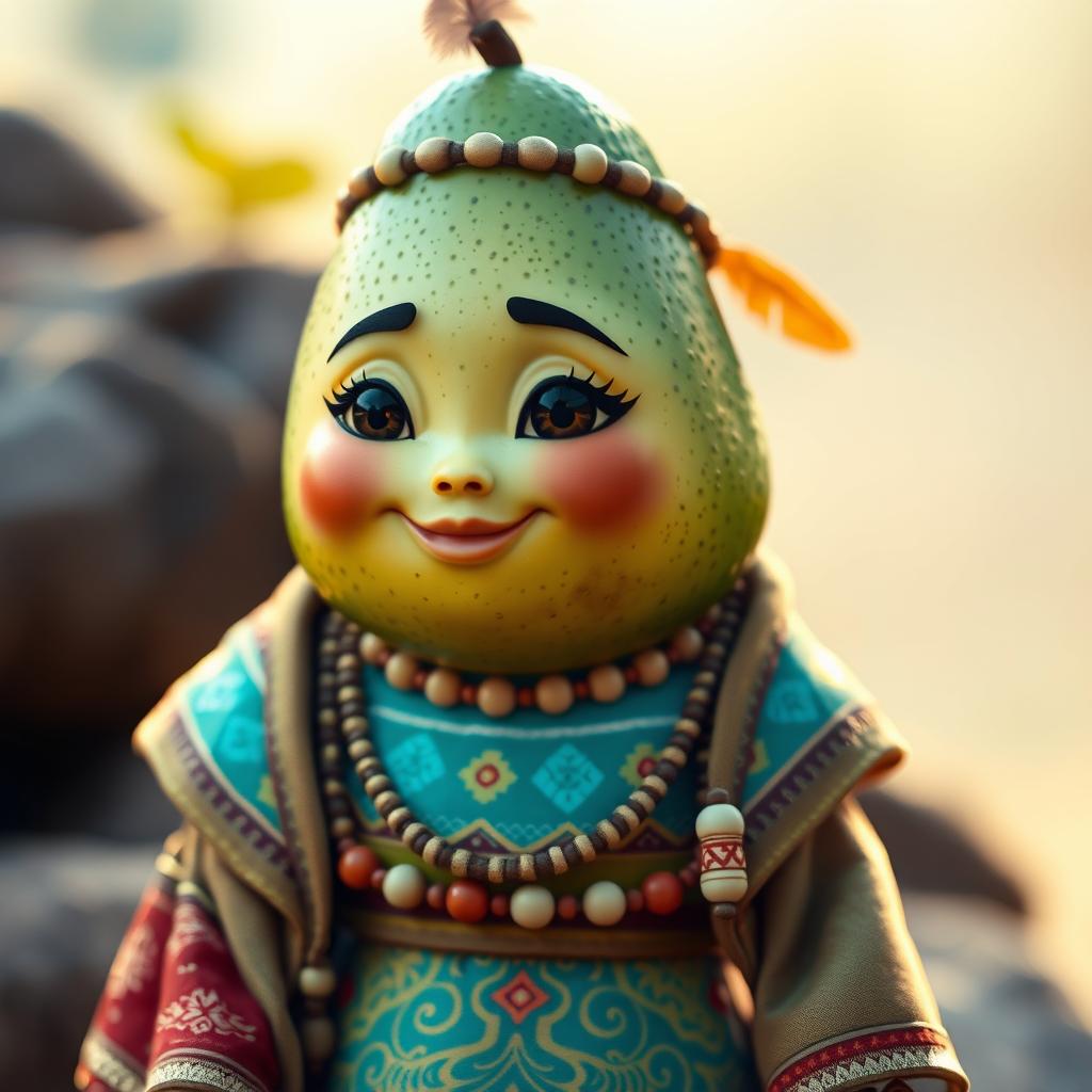 Meet the Chic Avocado: A Stylish Aztec Icon