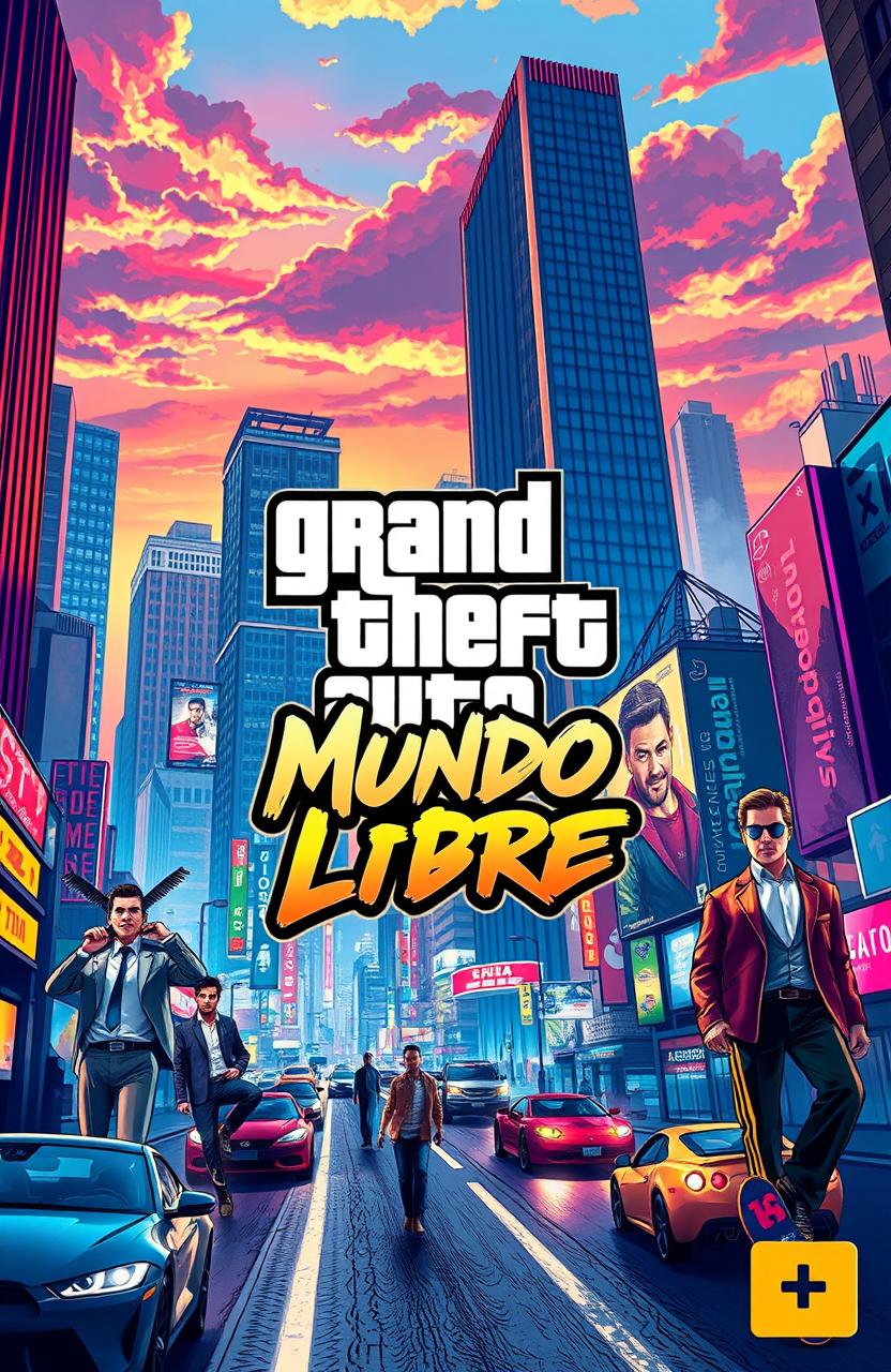 Dynamic Urban Adventure: Vibrant GTA Style Game Cover