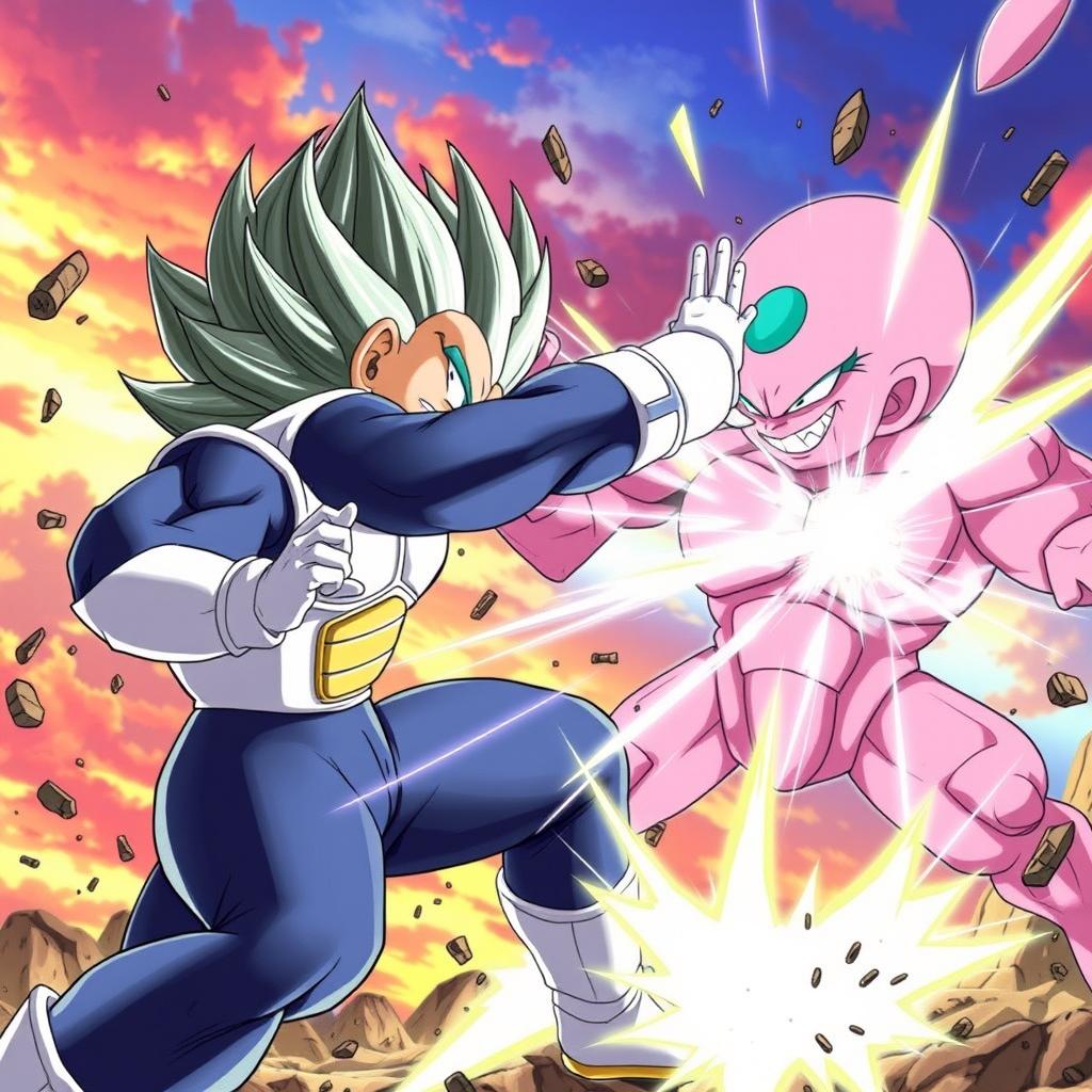 Epic Showdown: Vegeta vs. Majin Buu