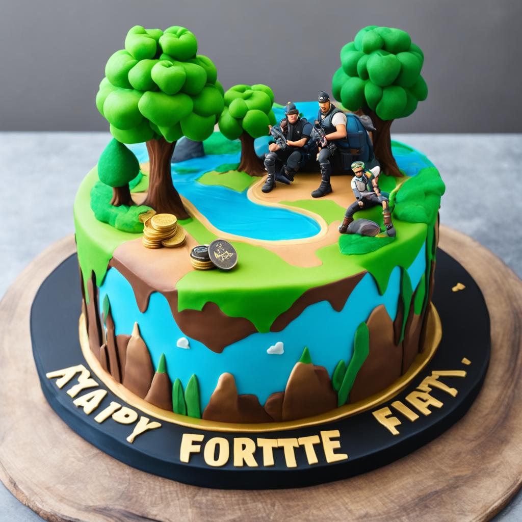 Level Up: Epic Fortnite Cake