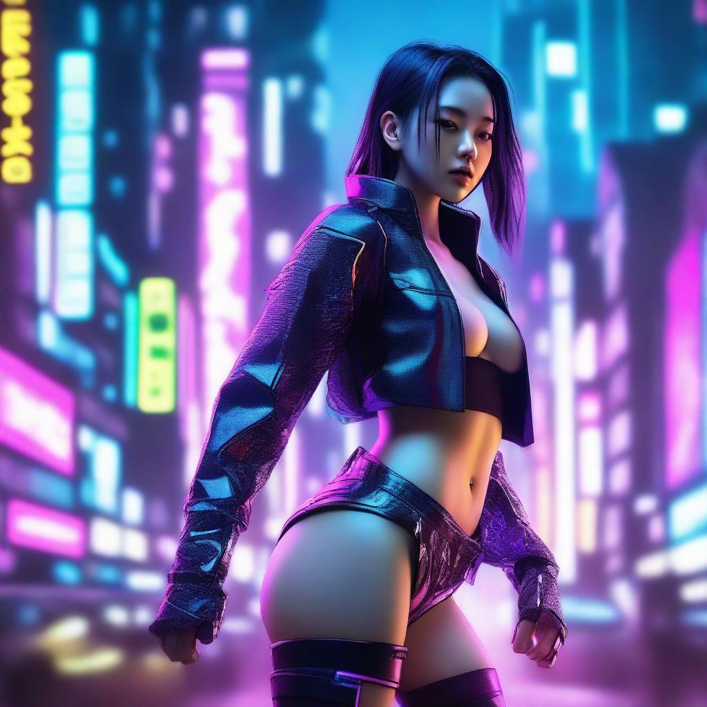 Futuristic Fashion: Korean Cyberpunk Darling