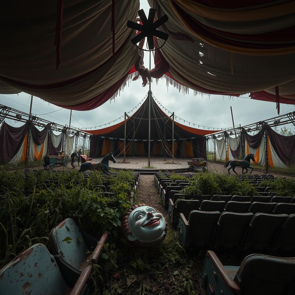 Explore the Haunting Beauty of an Abandoned Circus