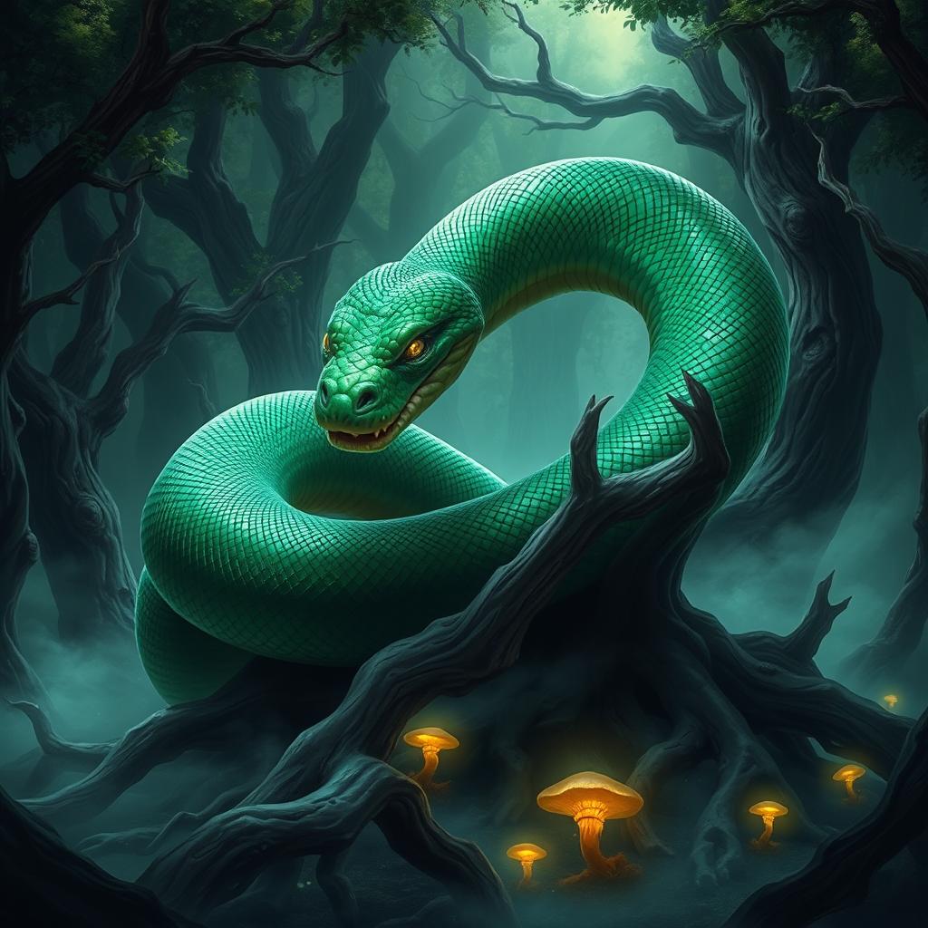 Evil Constrictor: The Mythical Green Serpent